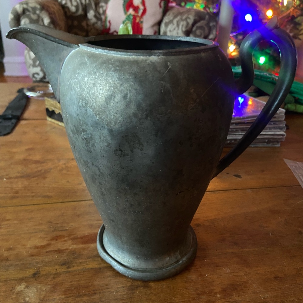 Vintage Royal MMCO Solid Pewter Water Pitcher